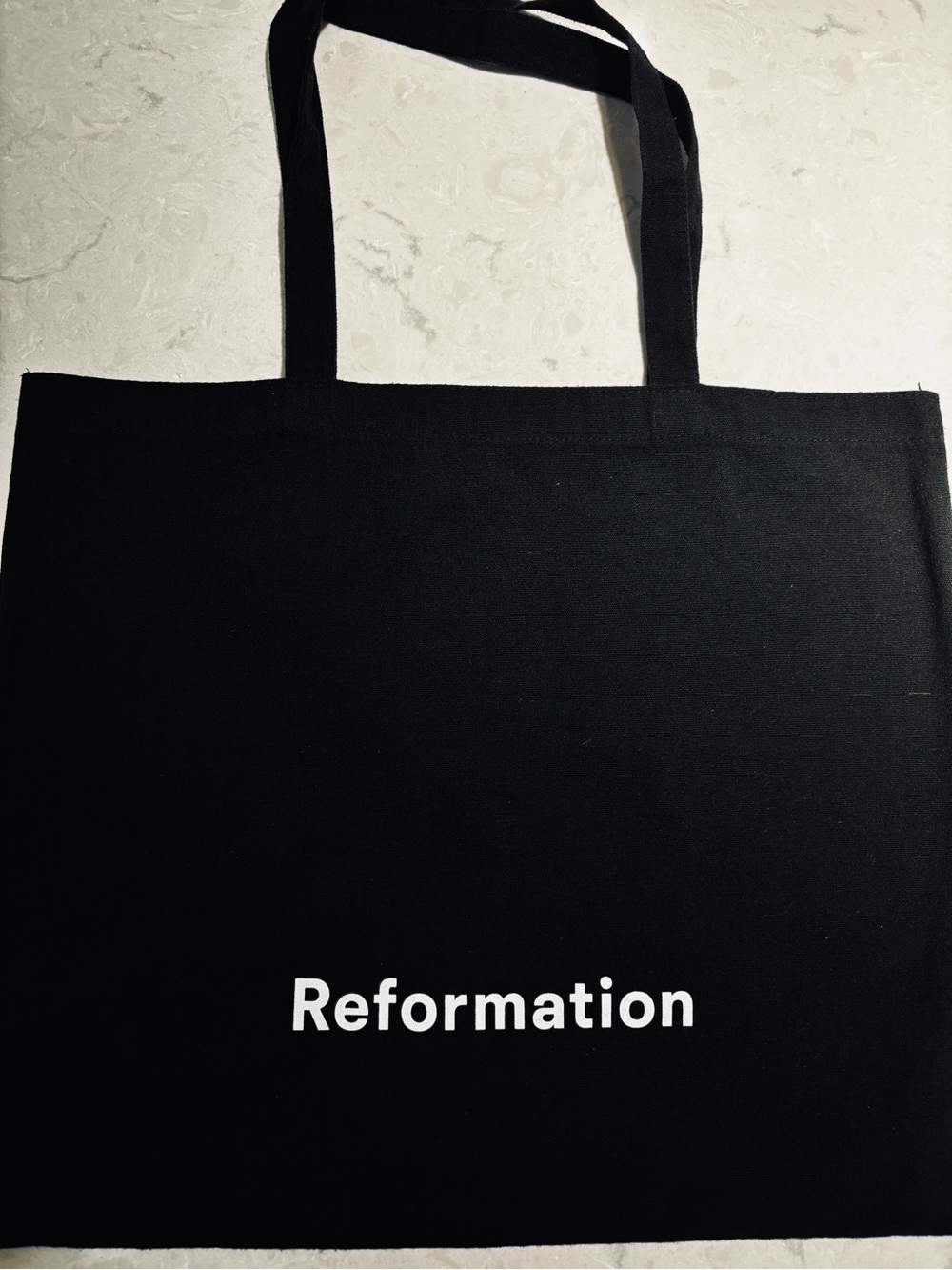 Reformation Canvas Tote Shopping Bag Beach AUTHENTIC Cotton Canvas Reformation